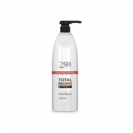 Șampoane - Sampon PSH nuantator pentru blana aurie si maron, TOTAL BROWN, 1L