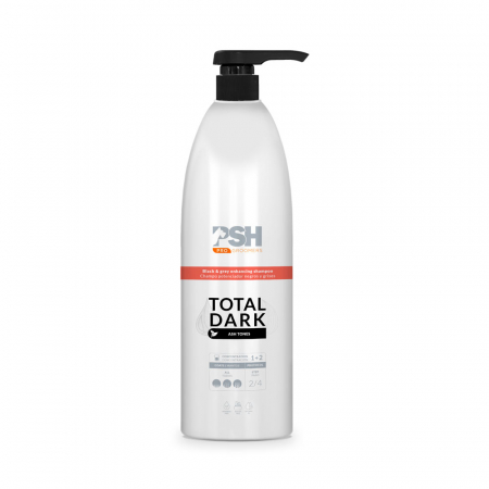 Șampoane - Sampon PSH nuantator pentru blana neagra sau gri inchis, TOTAL DARK, 1 L