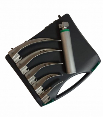 Laringoscope - Set laringoscop - maner si 5 lame McIntosch - iluminare FO