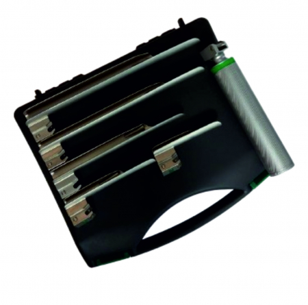 Laringoscope - Set laringoscop - maner si 5 lame Miller - iluminare FO