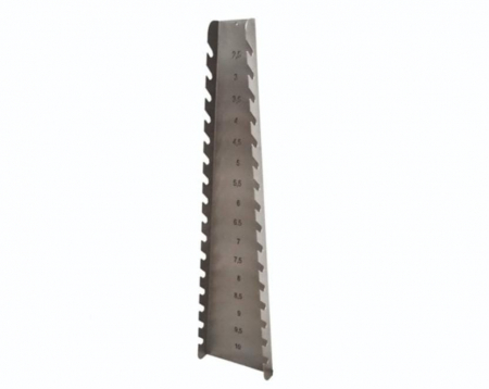 ICU Accessories and Consumables - VERTICAL wall support in stainless steel 304 for endotracheal probes