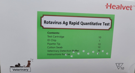 Analizoare - Test cantitativ rapid Rotavirus pentru analizor de imunoflorescenta HEALVET