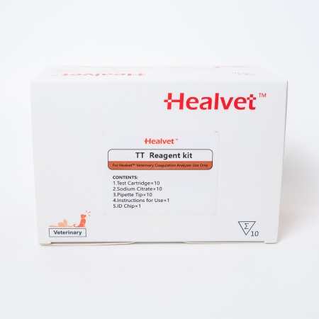TESTE RAPIDE PENTRU COAGULARE / COAGULOMETRIE  HEALVET - Test determinare TIMP DE TROMBINĂ（TT) HEALVET