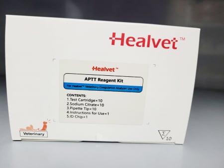 Consumabile analizoare - Test determinare TIMP DE TROMBOPLASTINA PARTIAL ACTIVAT (APTT)  HEALVET