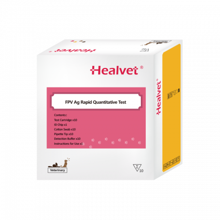 Analizoare - Test rapid cantitativ detectie FPV Ag (panleucopenie felina) pentru analizorul de imunoflorescenta Healvet