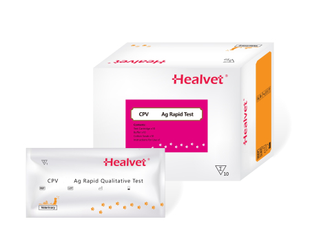Consumabile laborator - Test rapid Q CPV Ag pentru analizor imunofluorescență veterinară Healvet