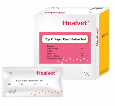 Teste  compatibile analizor imunoflorescenta HEALVET - Test rapid Q fCys C pentru analizor imunofluorescență veterinară Healvet