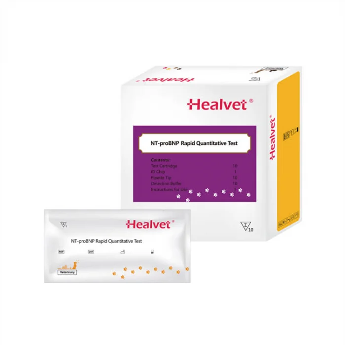 Teste  compatibile analizor imunoflorescenta HEALVET - Test rapid Q FNT-proBNP pentru analizor imunofluorescență veterinară Healvet