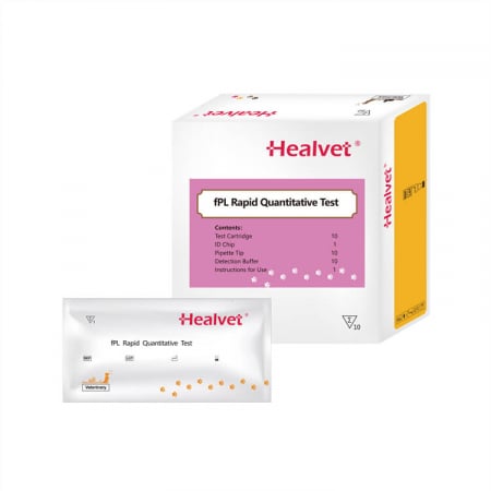 Teste  compatibile analizor imunoflorescenta HEALVET - Test rapid Q fPL pentru analizor imunofluorescență veterinară Healvet