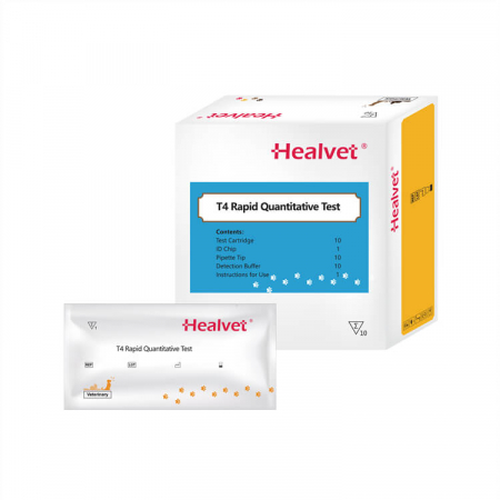 Teste  compatibile analizor imunoflorescenta HEALVET - Test rapid Q T4 pentru analizor imunofluorescență veterinară Healvet