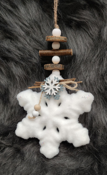 Decoratiune brad fulg 13cm [2]