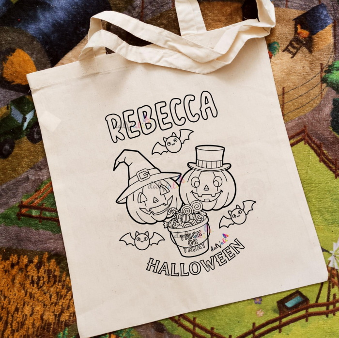 Geanta de colorat Halloween Trick or Treat [1]