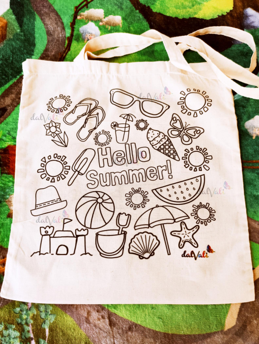 GEANTA EDUCATIVA DE COLORAT HELLO SUMMER - VARA [4]