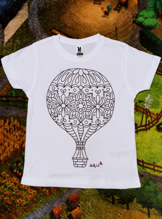 TRICOU COPII DE COLORAT MANDALA BALON [1]
