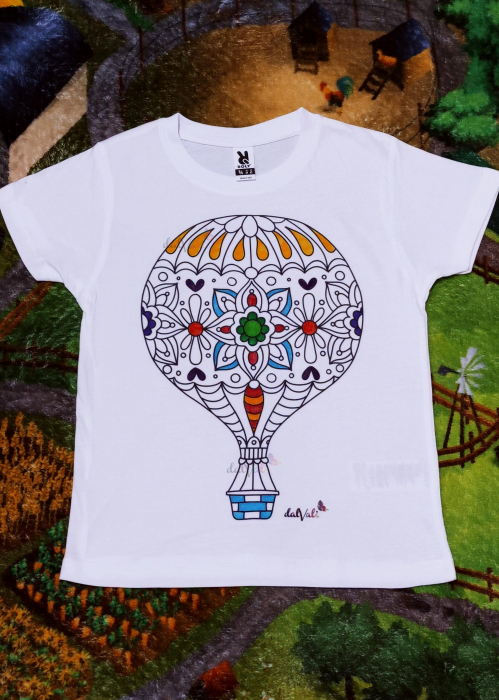 TRICOU COPII DE COLORAT MANDALA BALON [3]