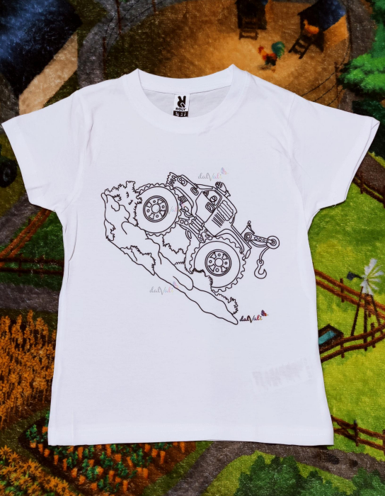TRICOU COPII DE COLORAT MONSTER TRUCK [2]