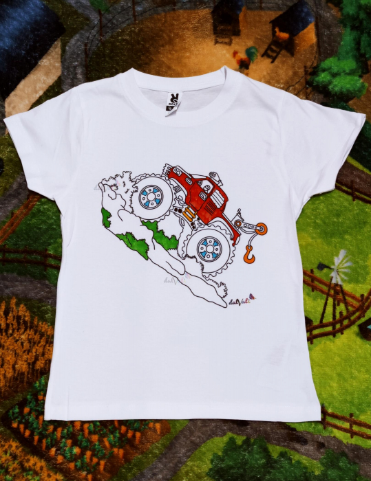 TRICOU COPII DE COLORAT MONSTER TRUCK [3]