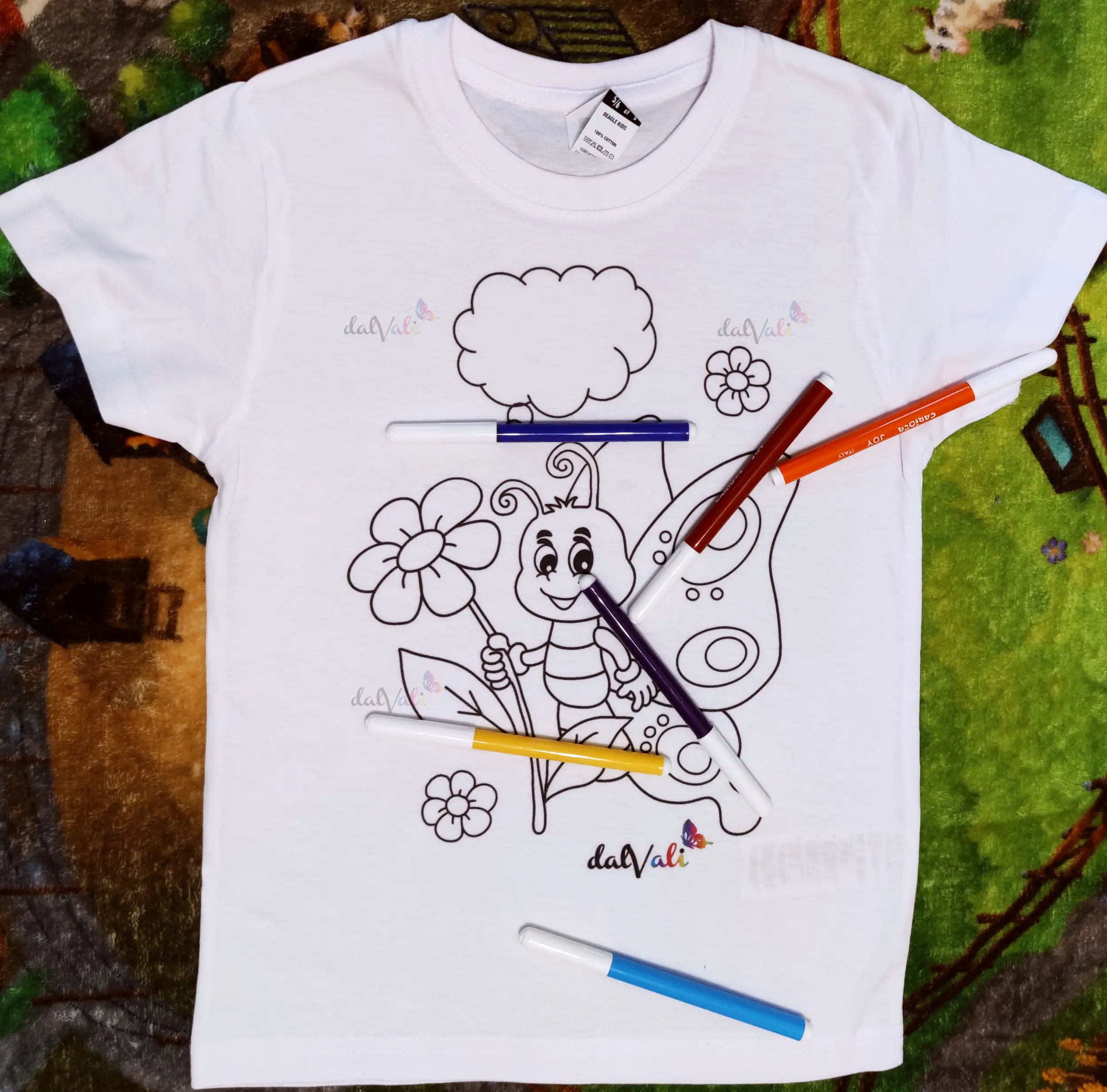 TRICOU EDUCATIV DE COLORAT FLUTURAS [7]