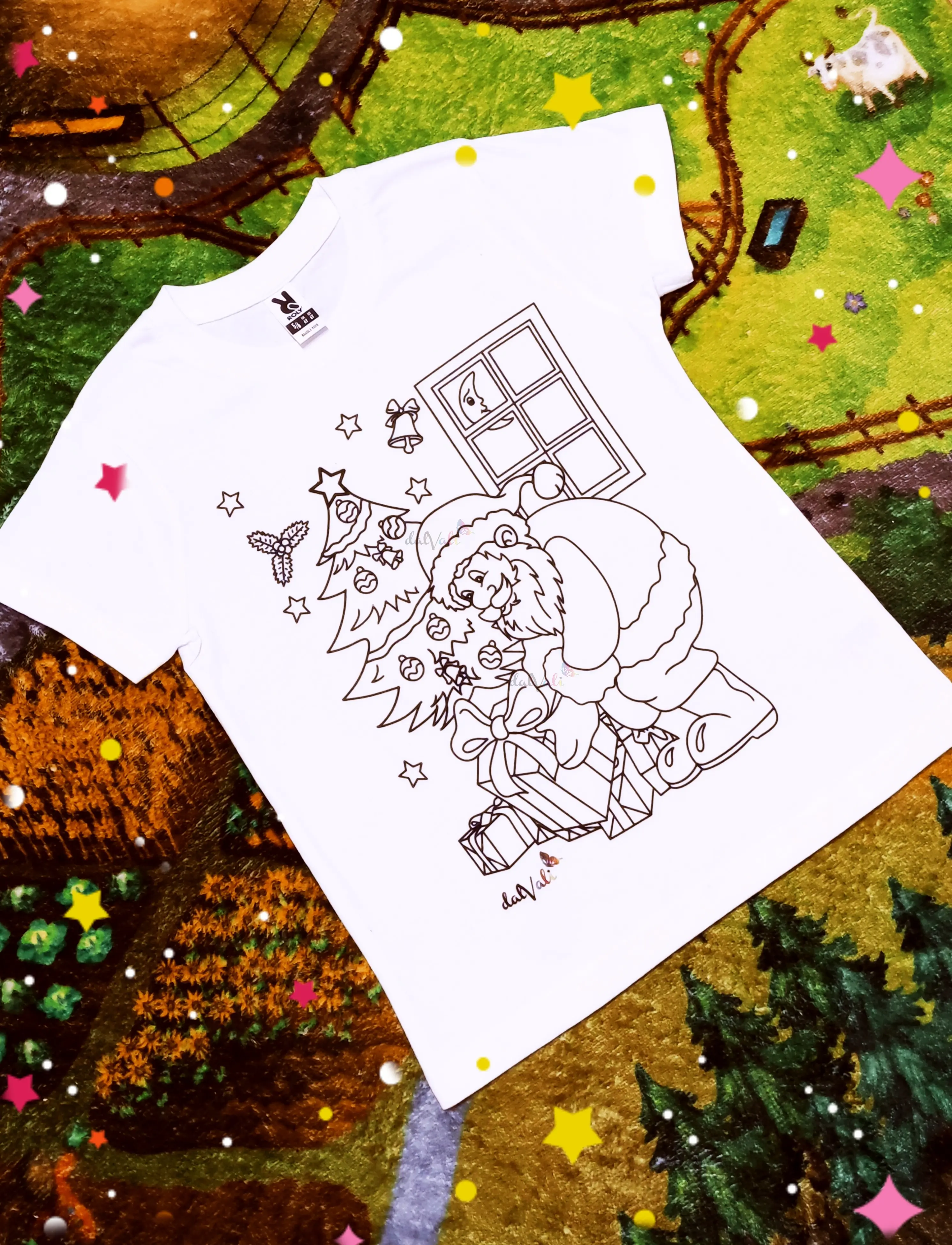 TRICOU EDUCATIV DE COLORAT MOS CRACIUN A SOSIT [4]