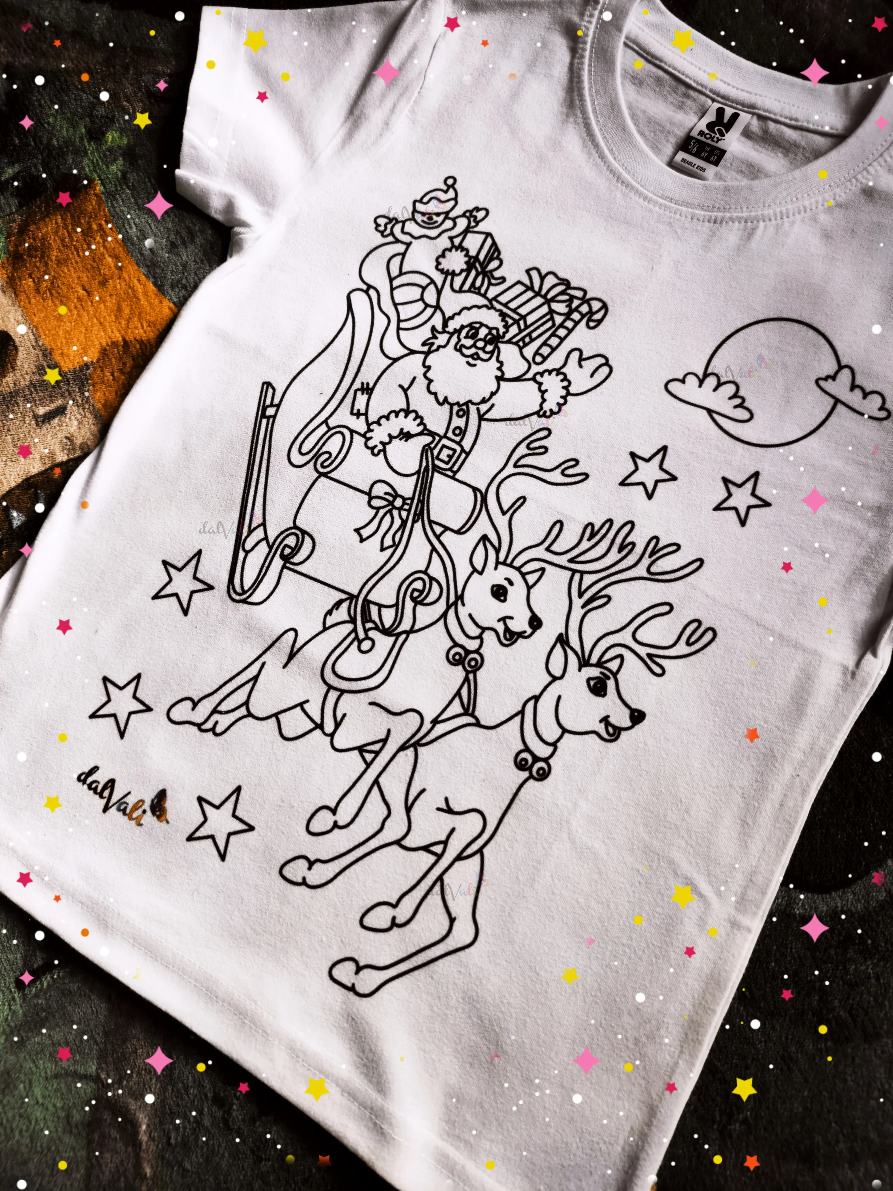 TRICOU EDUCATIV DE COLORAT MOS CRACIUN CU SANIA TRASA DE RENI [5]