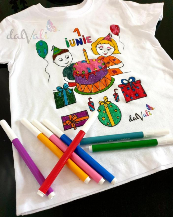 Tricou educativ de colorat - 1 iunie [2]