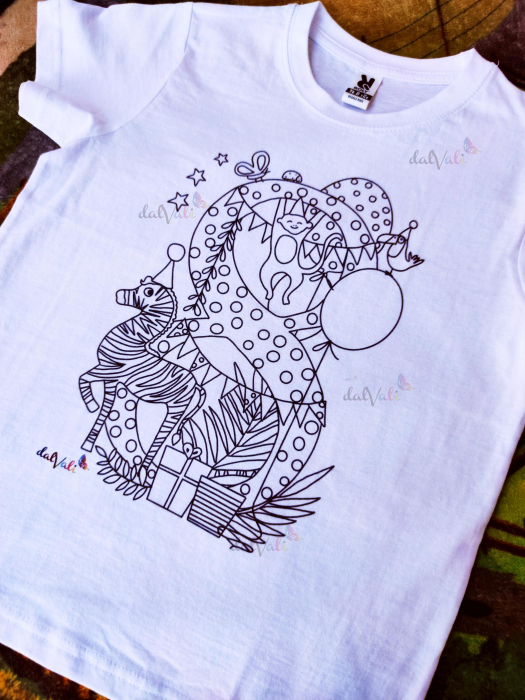 Tricou educativ de colorat 8 Ani [3]