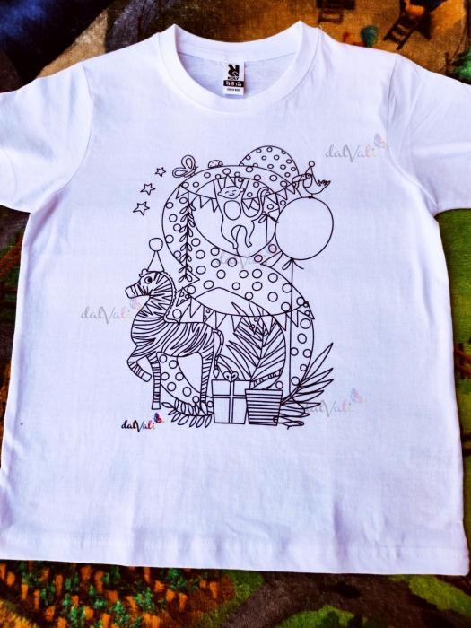 Tricou educativ de colorat 8 Ani [5]