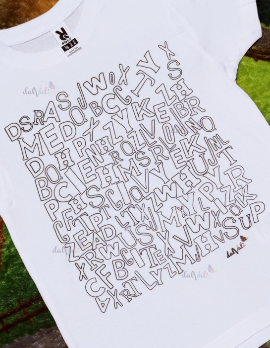 TRICOU EDUCATIV DE COLORAT CAUTA SI COLOREAZA ALFABETUL [2]