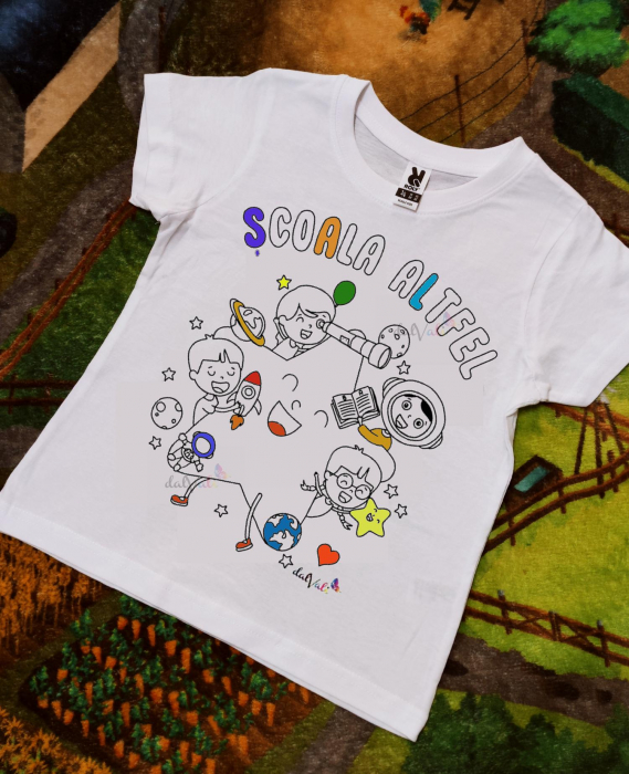 Tricou educativ de colorat Saptamana Altfel Steluta [3]