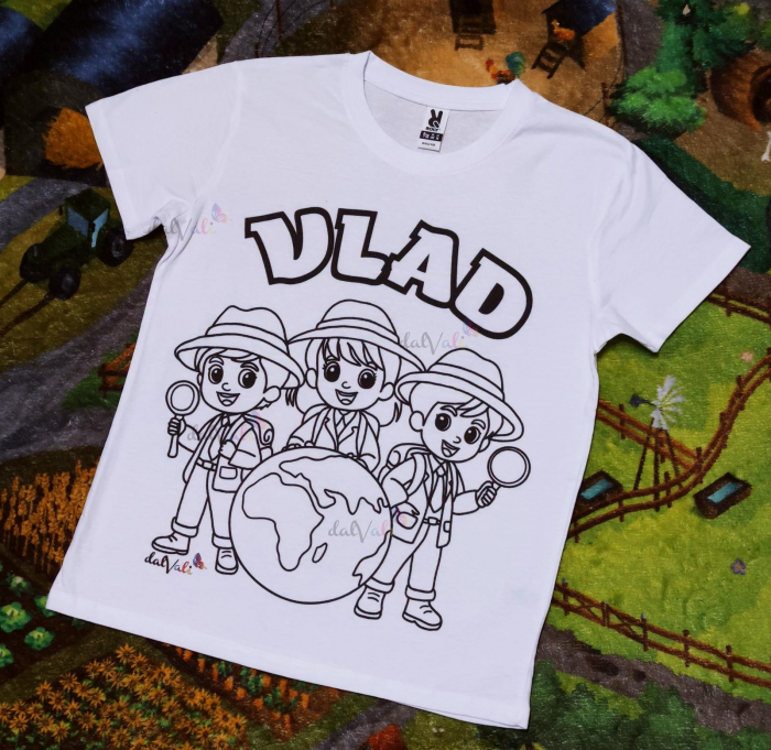Tricou educativ de colorat Saptamana Verde - Exploratori [2]
