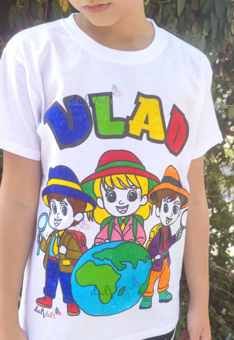 Tricou educativ de colorat Saptamana Verde - Exploratori [1]
