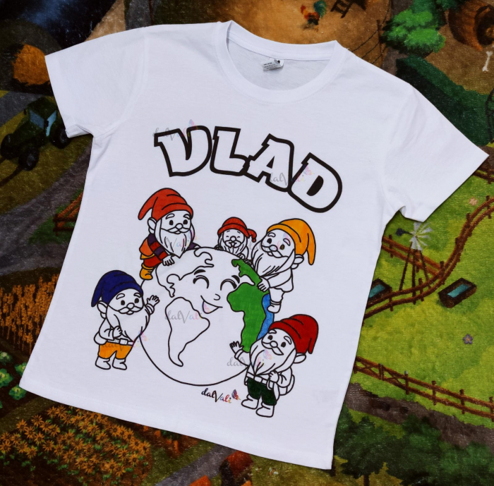 Tricou educativ de colorat Saptamana Verde - Pitici [2]