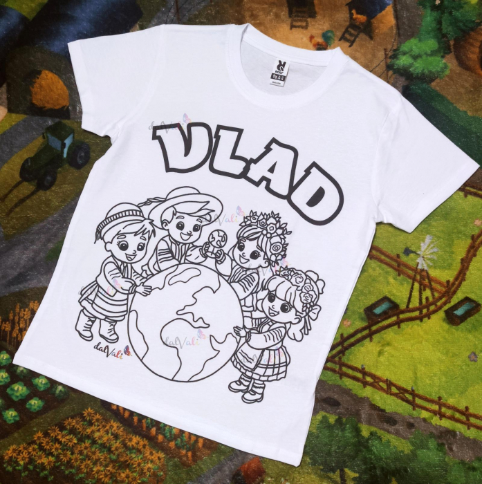 Tricou educativ de colorat Saptamana Verde - Romanasi [3]