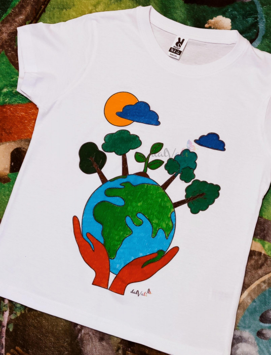 Tricou educativ de colorat Ziua Pamantului [2]