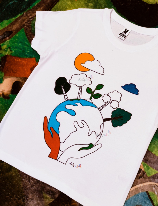 Tricou educativ de colorat Ziua Pamantului [3]