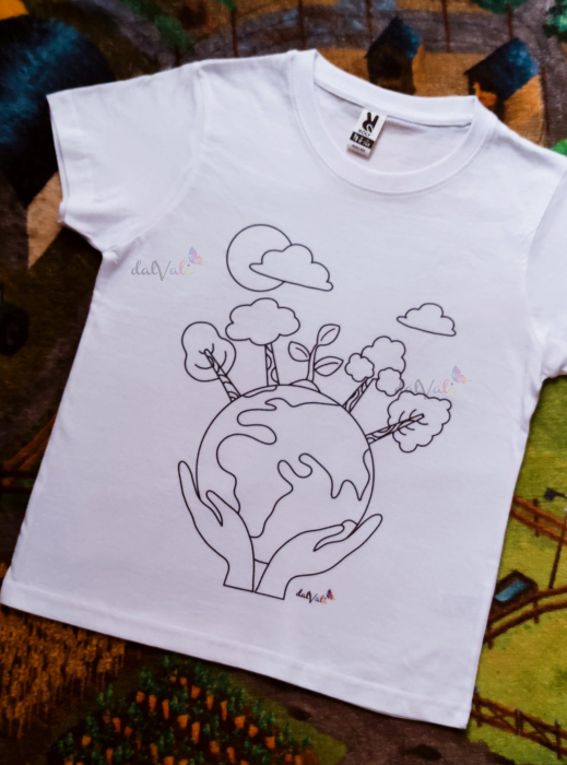 Tricou educativ de colorat Ziua Pamantului [6]