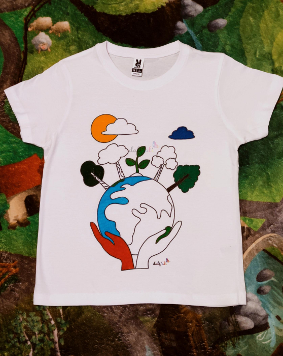 Tricou educativ de colorat Ziua Pamantului [4]