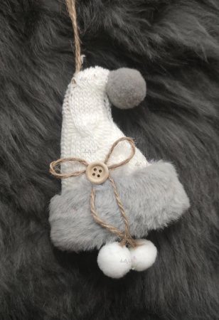 Decoratiune brad caciulita 12cm [0]