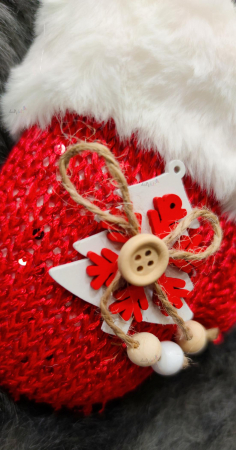 Decoratiune brad manusa cu brad si fulg 15cm [1]