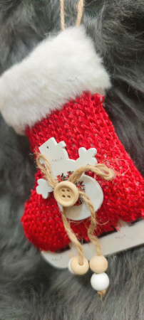 Decoratiune brad patine om de zapada 13cm [1]