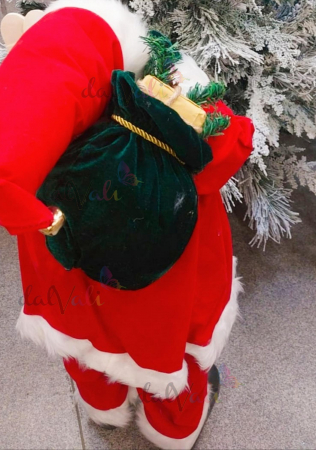 Decoratiune figurina Mos Craciun cu schiuri 90cm [1]