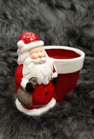 Ghiveci ceramica Mos Craciun [0]