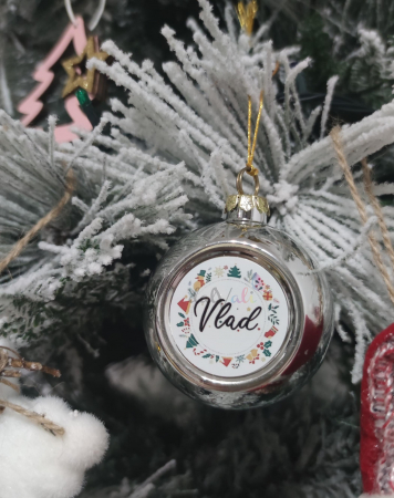 Glob personalizat argintiu [1]