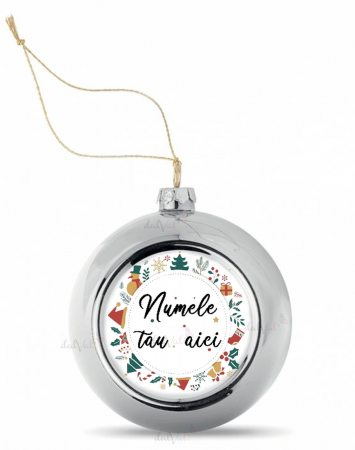 Glob personalizat argintiu [0]