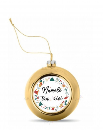 Glob personalizat auriu [0]