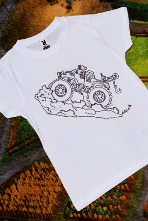 TRICOU COPII DE COLORAT MONSTER TRUCK [3]
