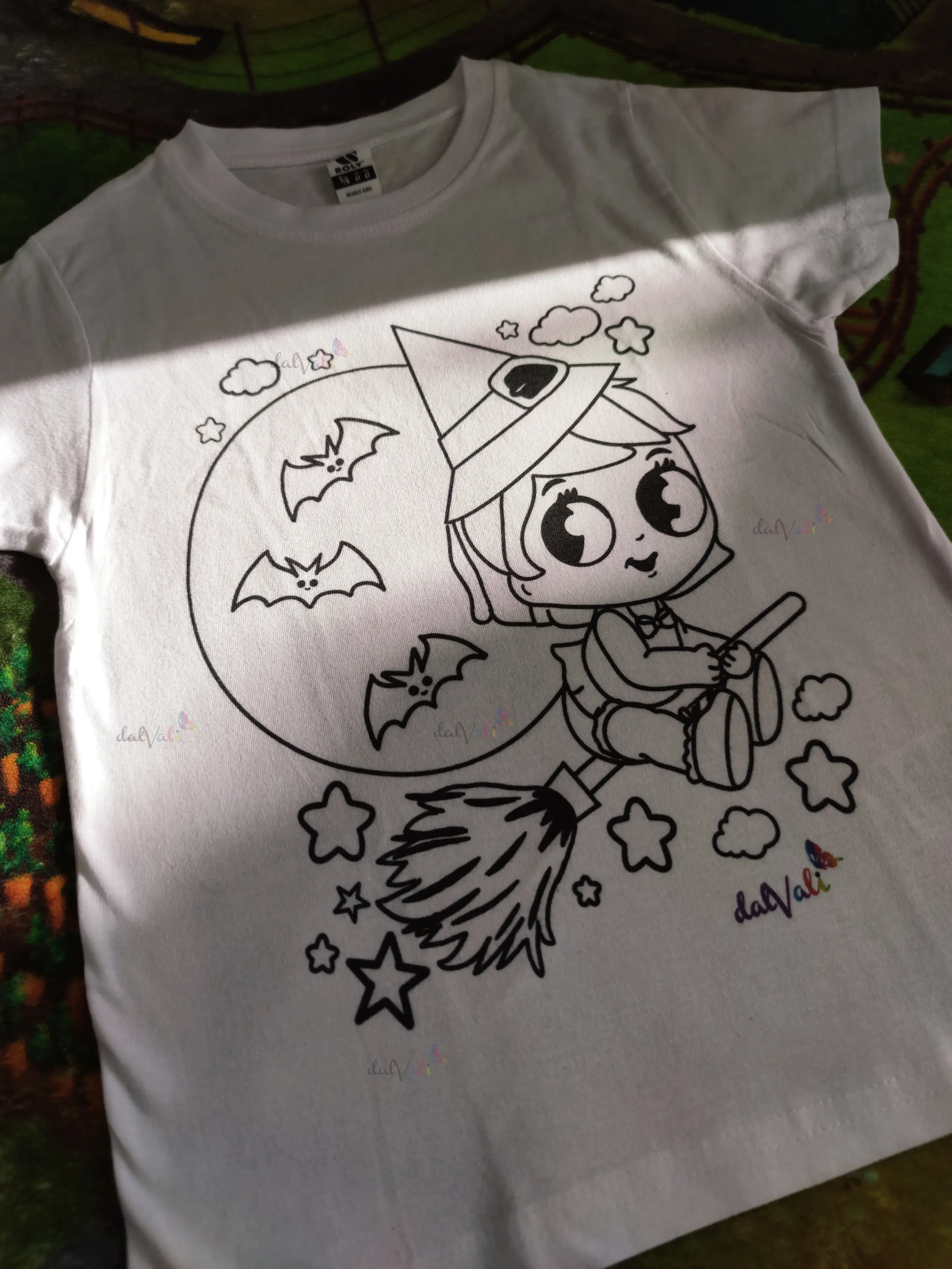 TRICOURI COPII - TRICOU DE COLORAT HALLOWEEN 1