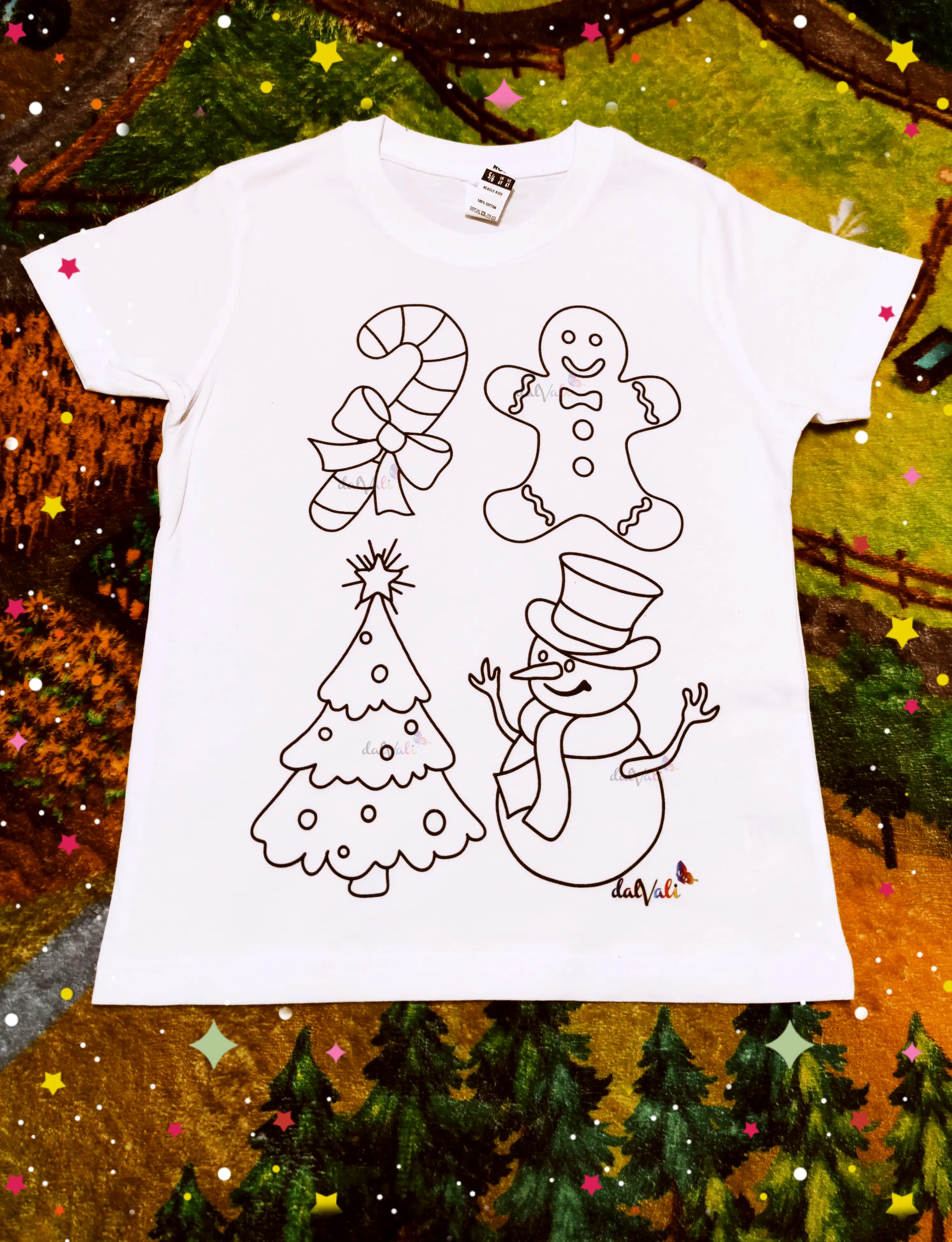 TRICOU EDUCATIV DE COLORAT IMAGINI SARBATORI DE IARNA [4]
