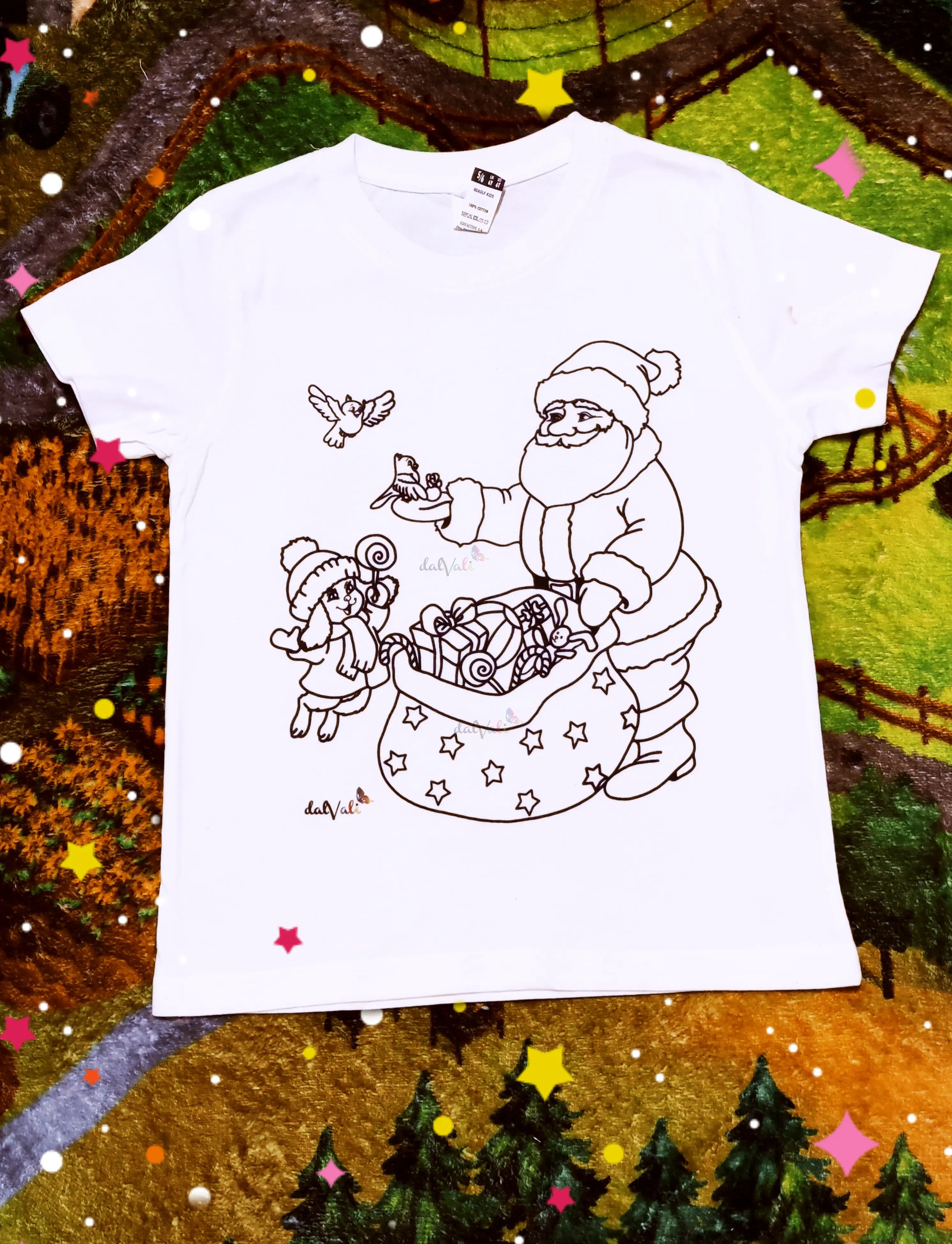 TRICOU EDUCATIV DE COLORAT MOS CRACIUN IMPARTE CADOURILE [1]
