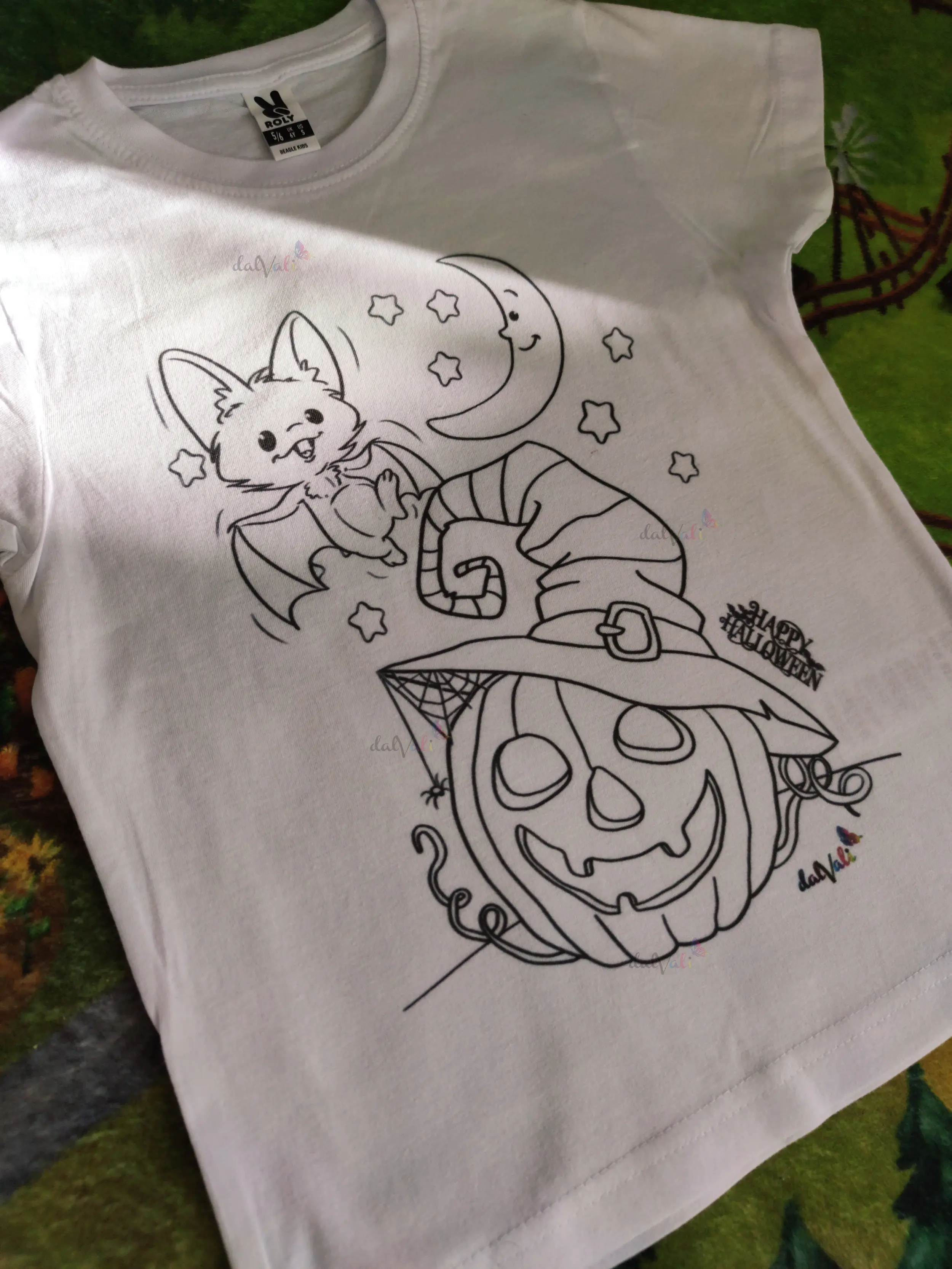 TRICOURI COPII - TRICOU DE COLORAT HALLOWEEN 2